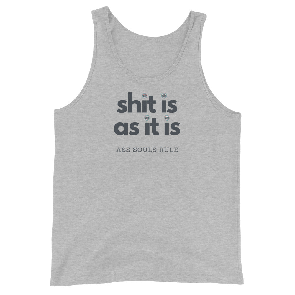 Shit Is As It Is men's tank top