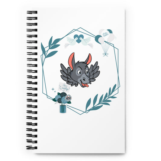Wedding spiral notebook
