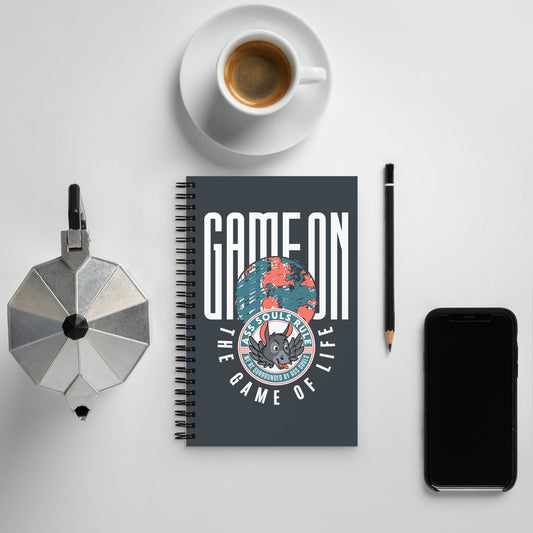 Game On spiral notebook