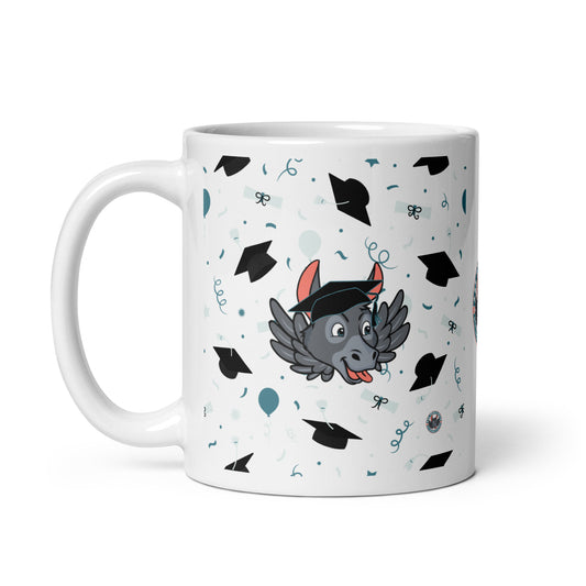 Happy Graduation Ass Soul White glossy mug