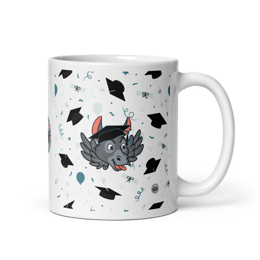 Happy Graduation Ass Soul White glossy mug
