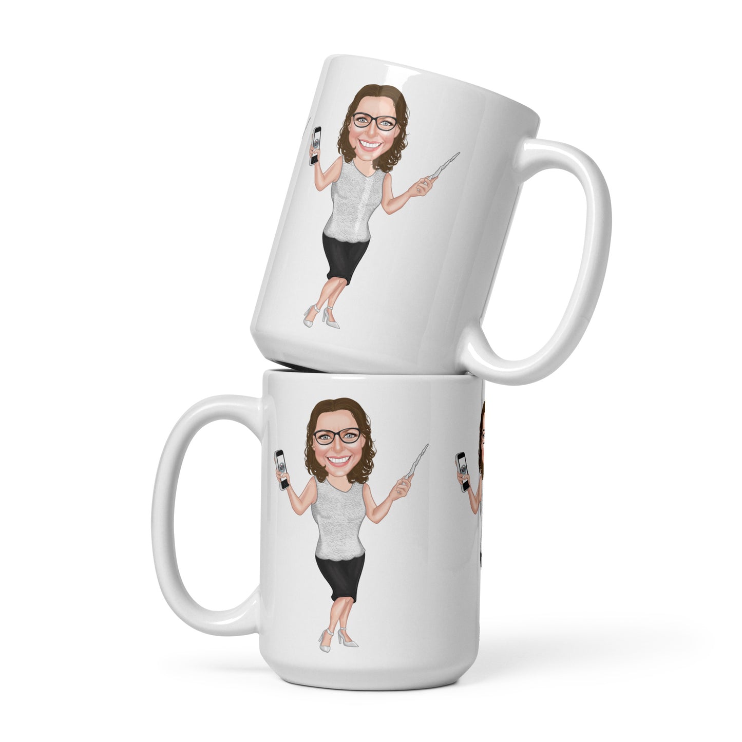 Sourcepool white glossy mug