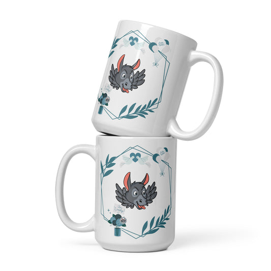 Wedding white glossy mug