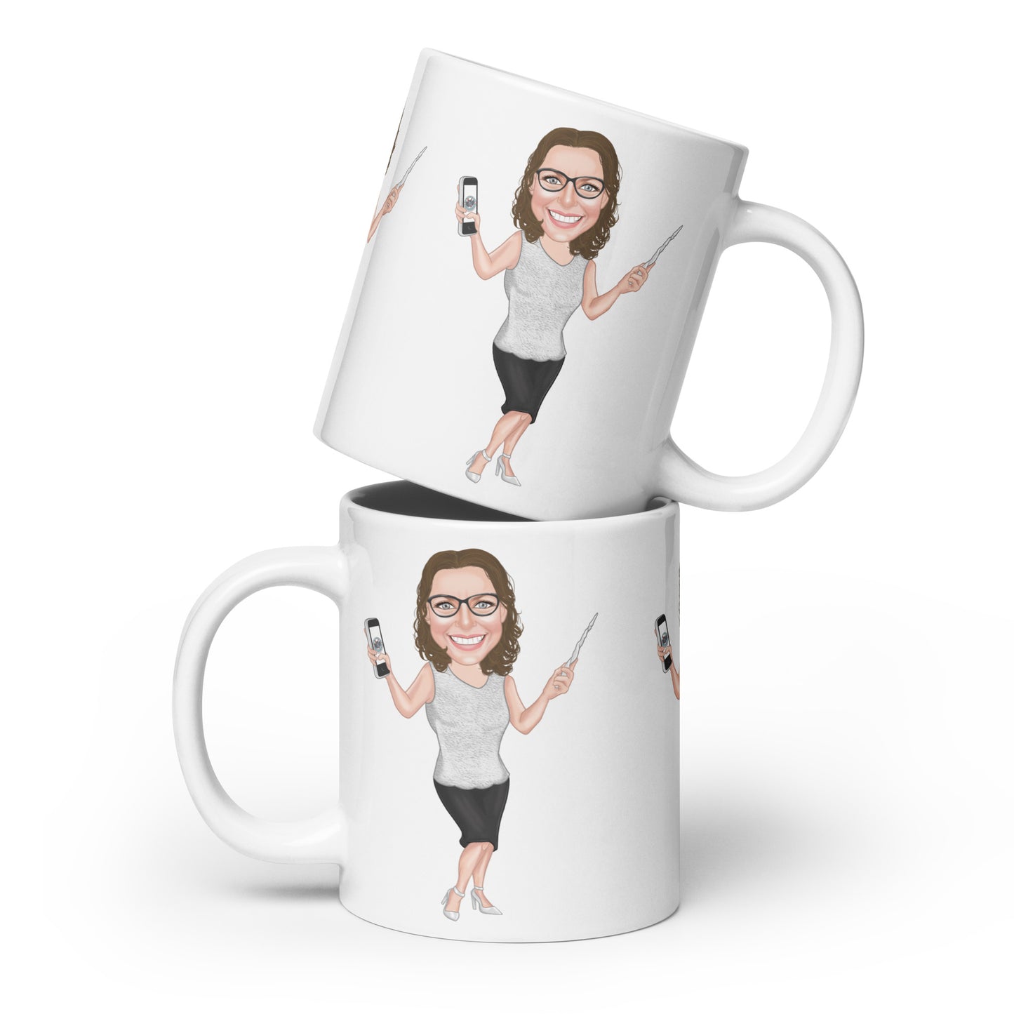 Sourcepool white glossy mug